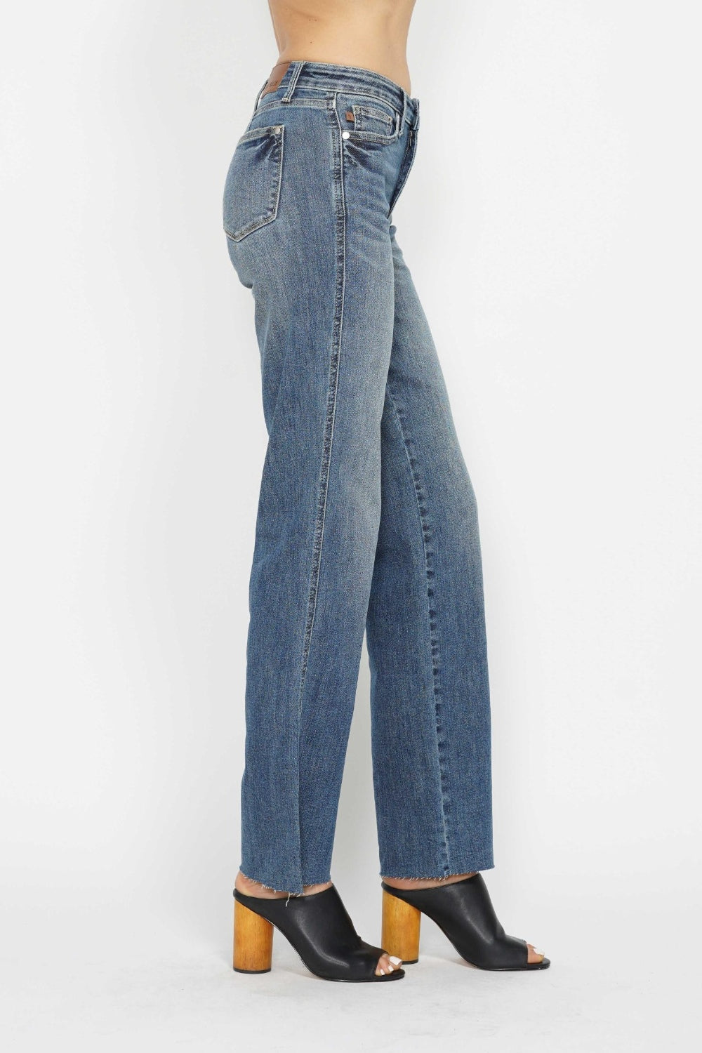 Judy Blue Full Size Tummy Control Straight Jeans - Thirty-One Boutique, LLC